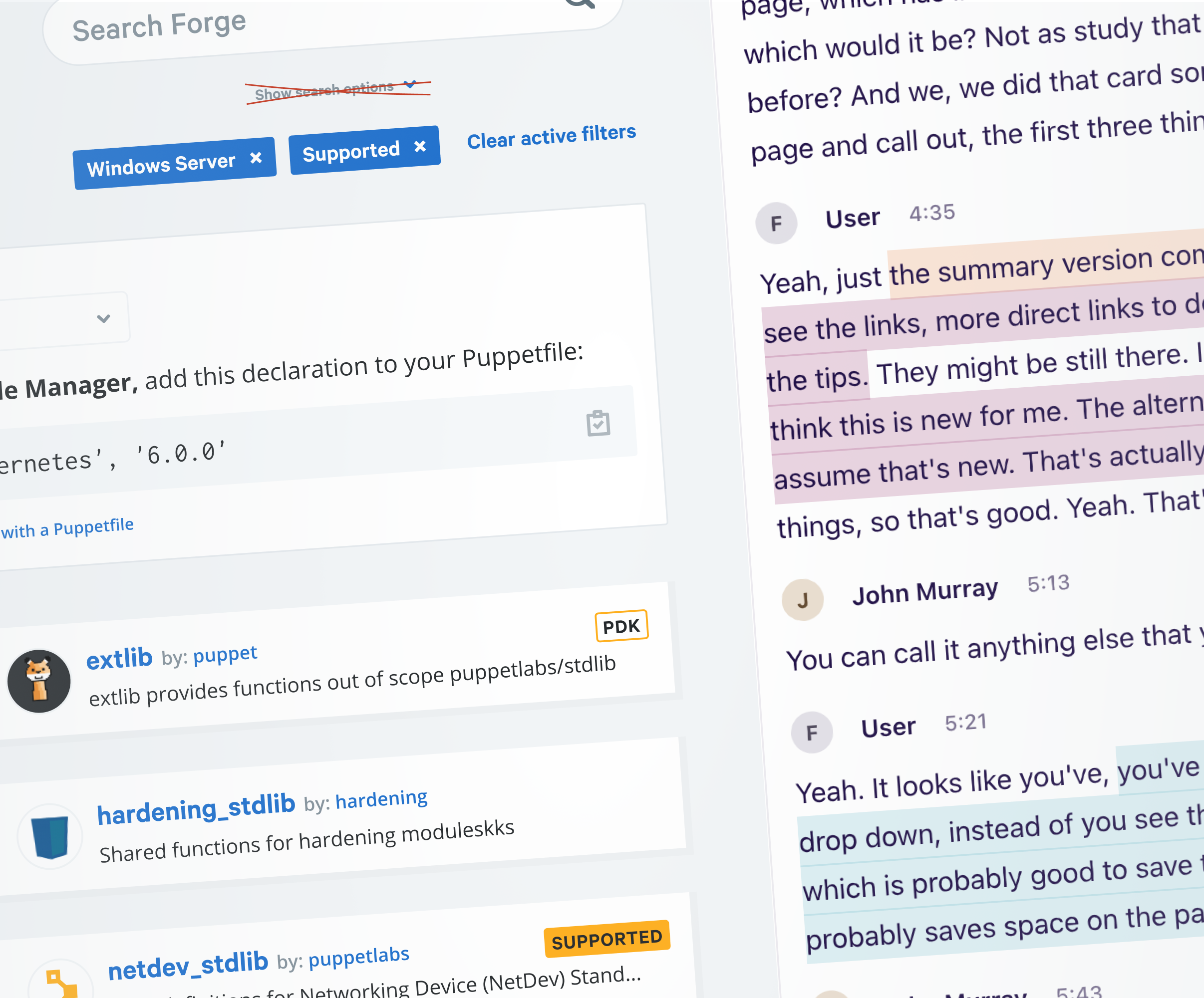 Forge module discovery research